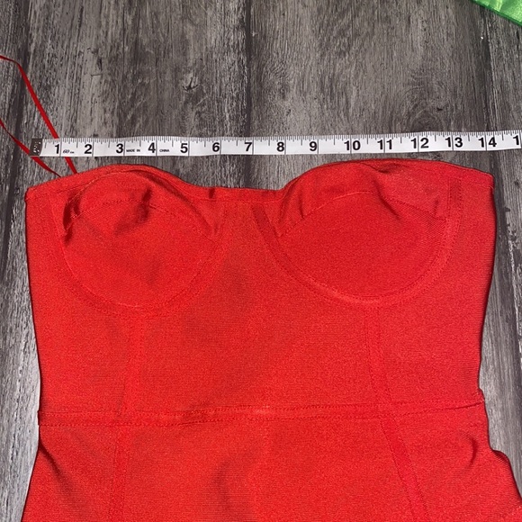 NWOT Red Mermaid Dress-never worn. Bought it on Poshmark but wore something else - Picture 5 of 8